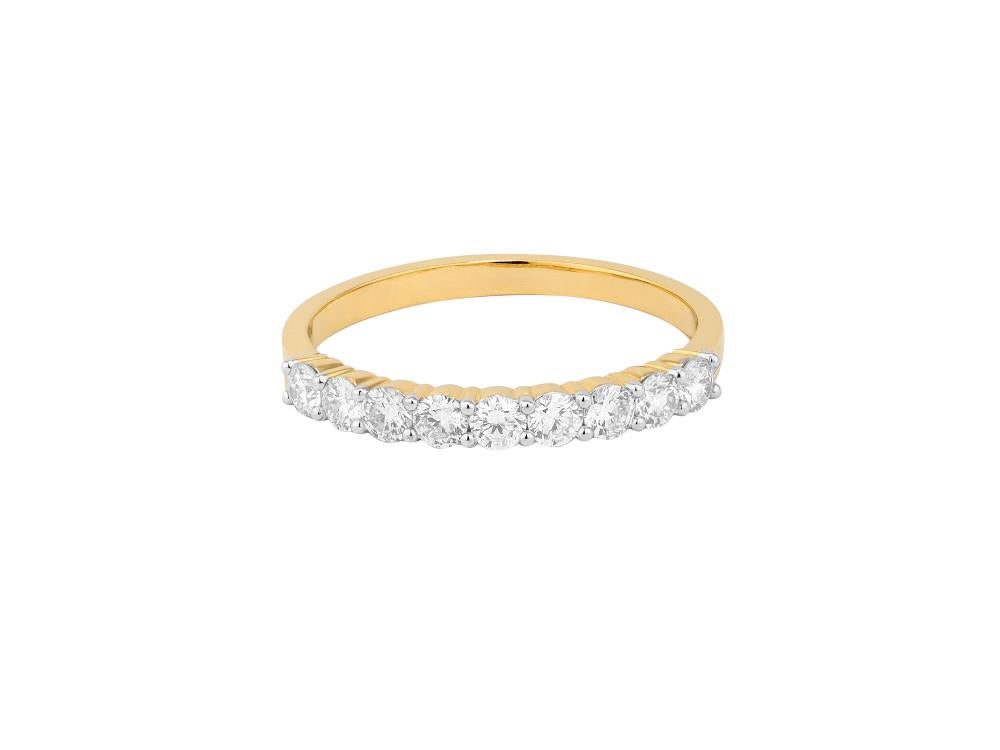 Solitario Anillo Alianza de Oro 18K de 1 ct, LRY60101-15