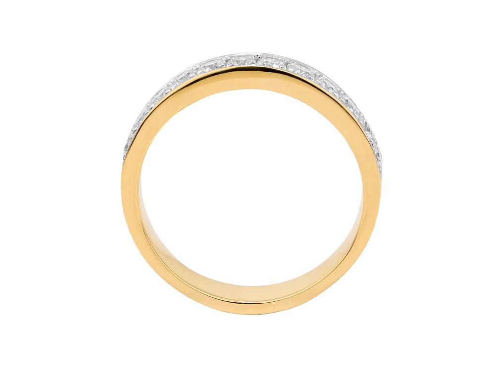 Solitario Anillo Alianza de Oro 18K 1 ct, LRY60105-15