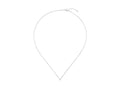 Solitario Colgante Brillante de Oro Blanco 18K de 0.3 ct, PSW10223