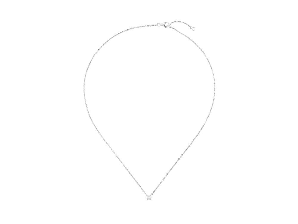 Solitario Colgante Brillante de Oro Blanco 18K de 0,3ct, PSW10223