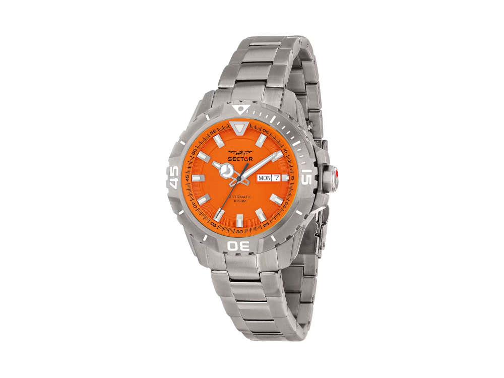 Reloj Automático Sector No Limits Legend, Titanio, Naranja, 43 mm, R3223135005