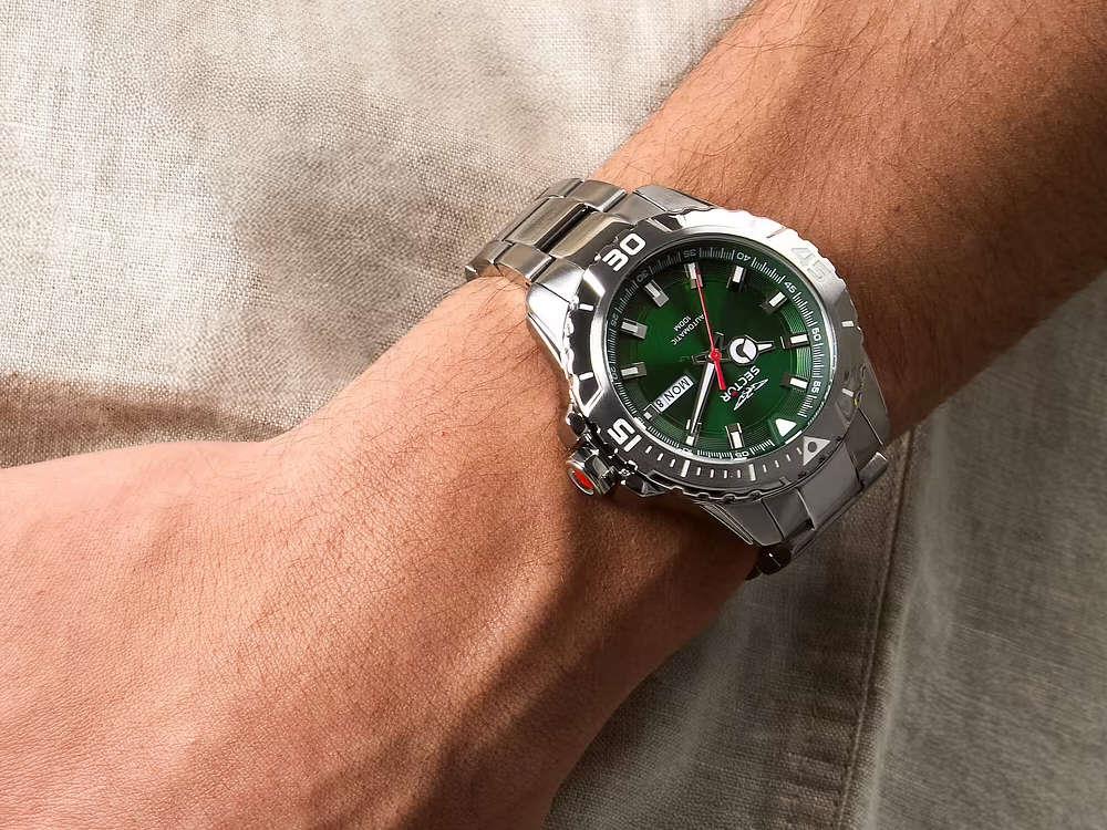 Reloj Automático Sector No Limits Legend, Verde, 43 mm, R3223135006