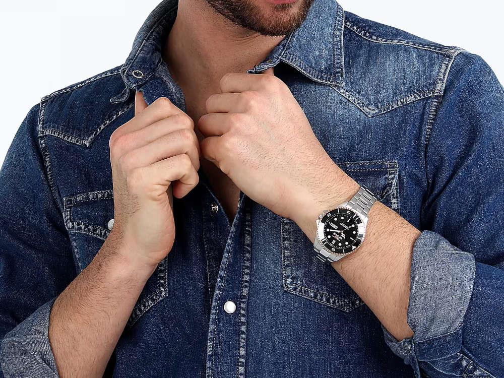 Reloj Automático Sector No Limits 230, Negro, 43 mm, R3223161009