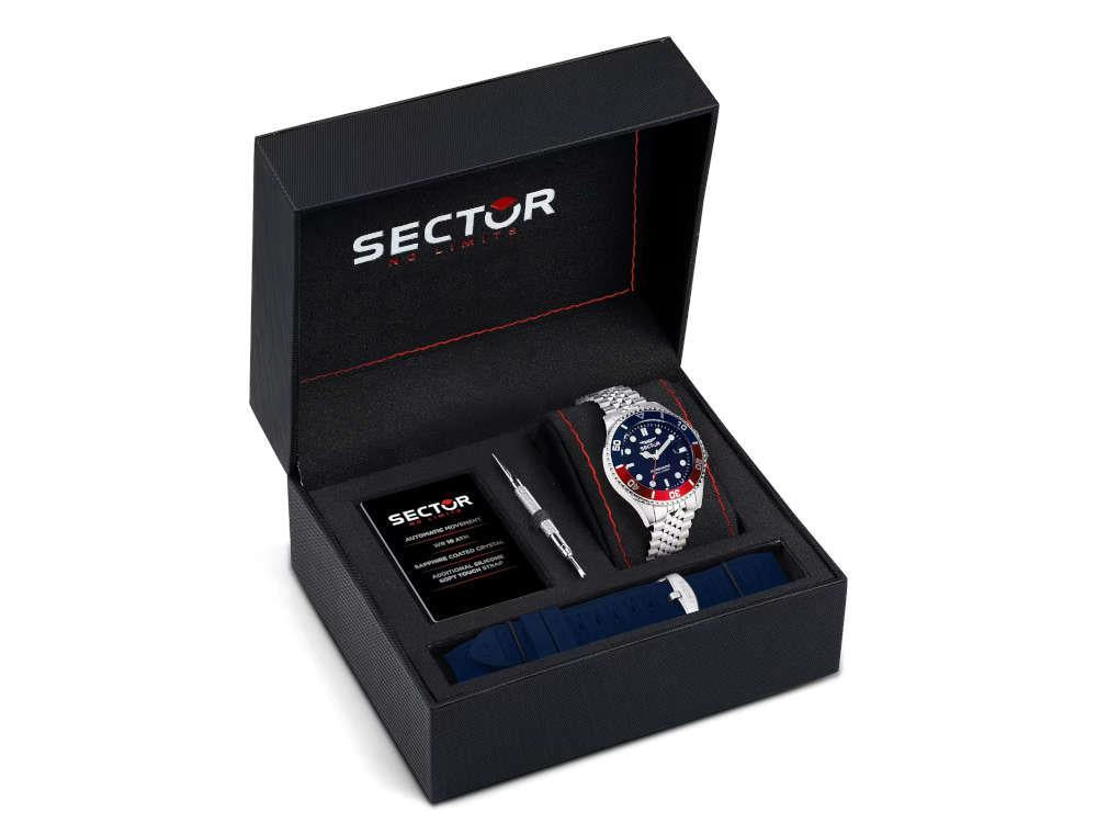 Reloj Automático Sector No Limits 230, Azul, 43 mm, R3223161018