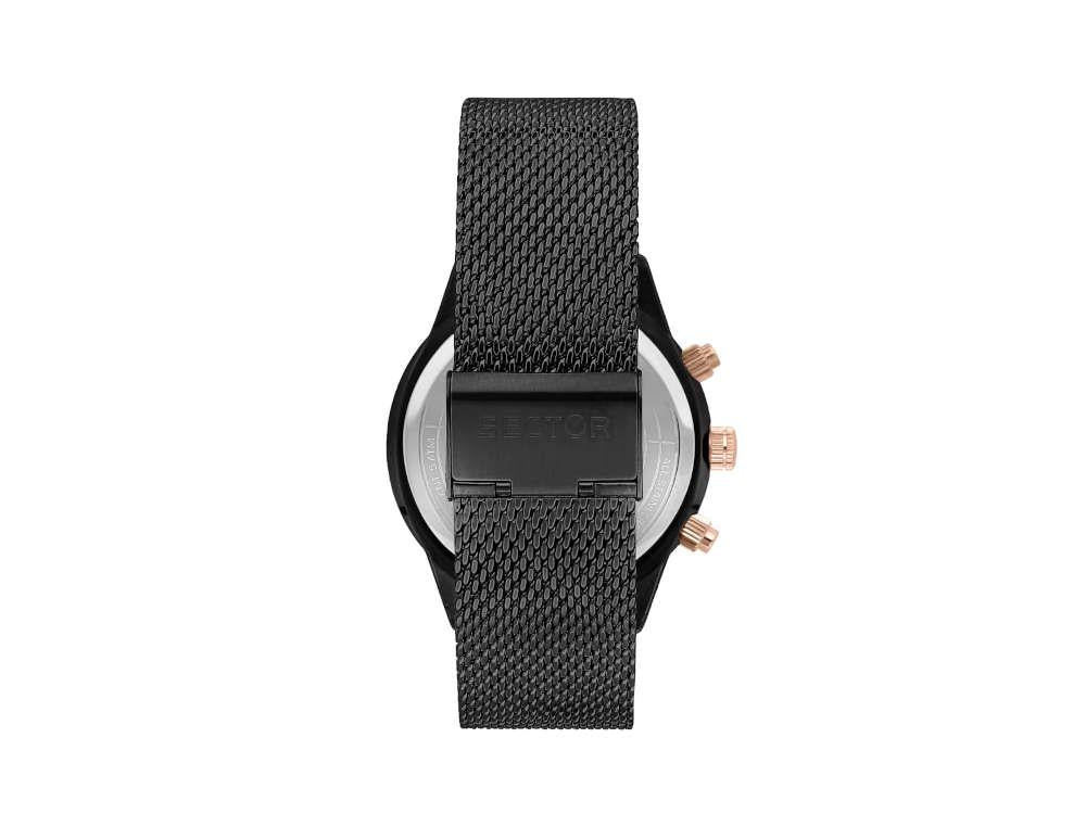 Reloj de Cuarzo Sector No Limits 670, PVD, Negro, 45 mm, R3253540002