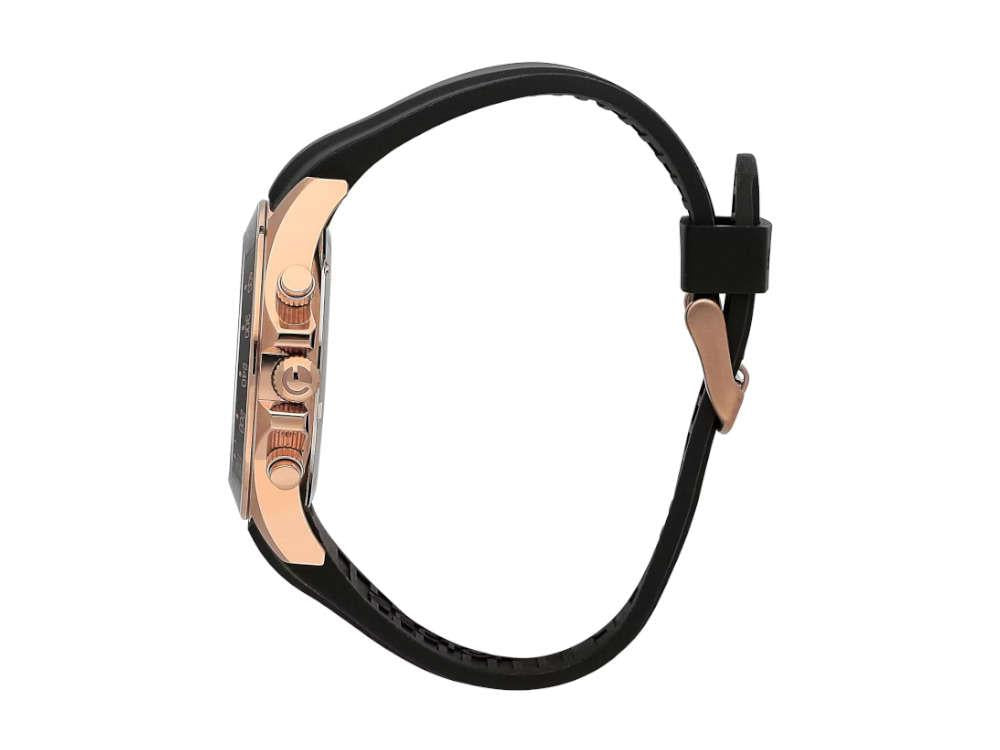 Reloj de Cuarzo Sector No Limits 230, PVD Oro Rosa, Negro, 43 mm, R3271661029