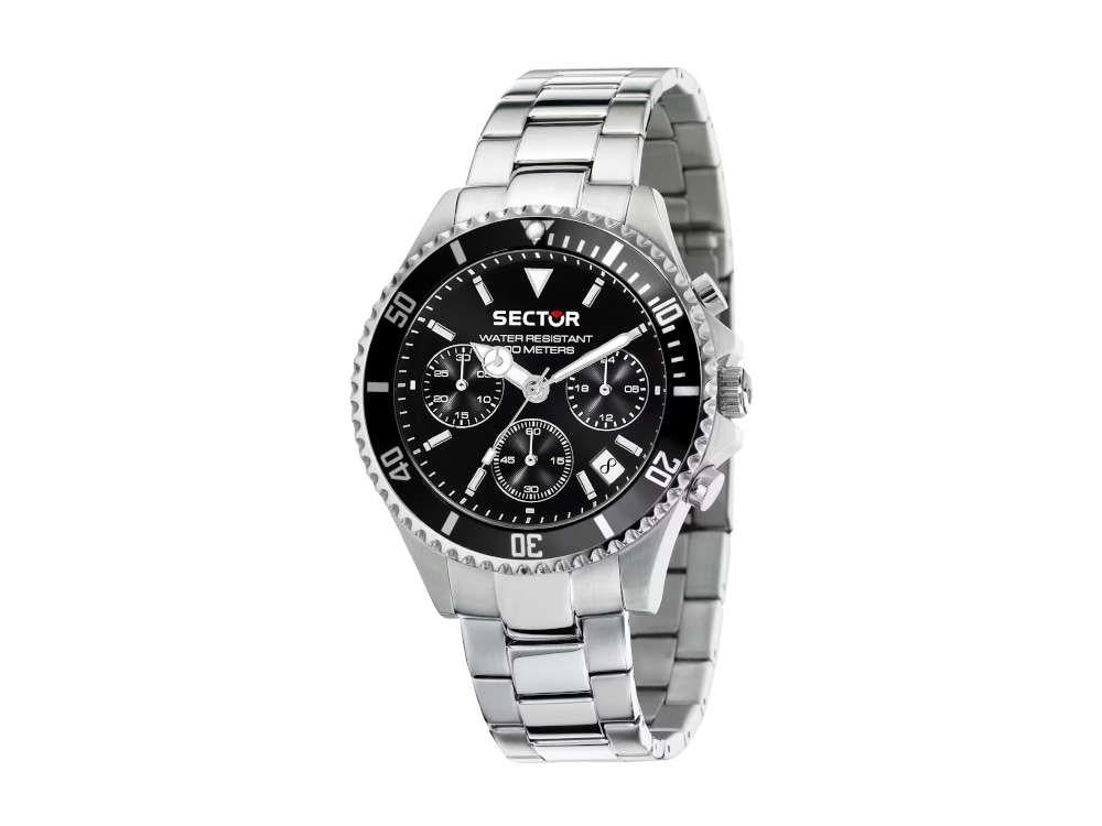 Reloj de Cuarzo Sector No Limits 230, Negro, 43 mm, R3273661009