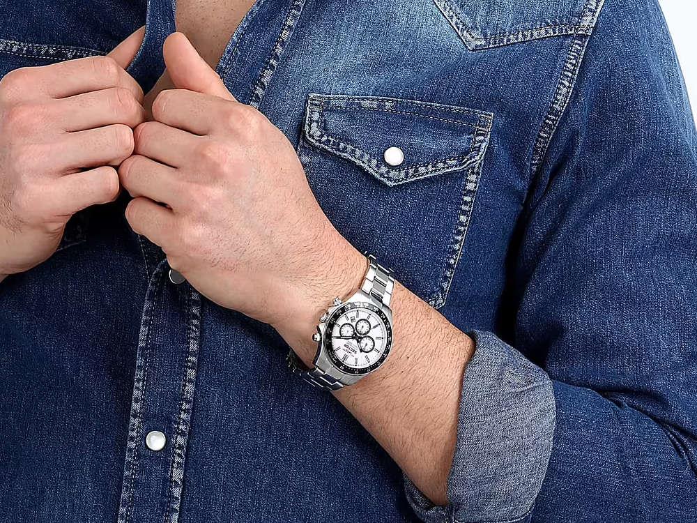 Reloj de Cuarzo Sector No Limits 230, Blanco, 43 mm, R3273661049