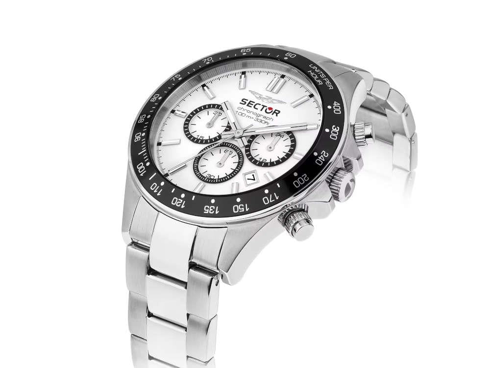 Reloj de Cuarzo Sector No Limits 230, Blanco, 43 mm, R3273661049