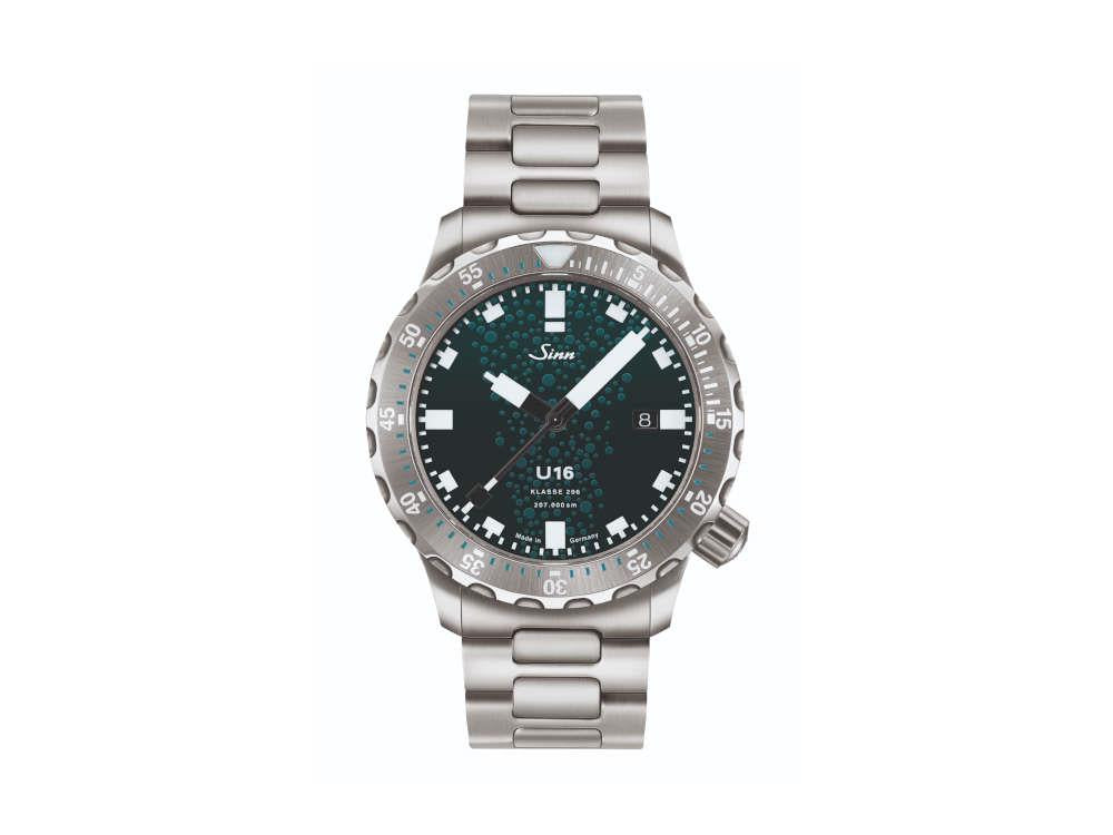 Reloj Automático Sinn U16, SW 220-1, 44 mm, Azul, Edición Limitada, 1026.010