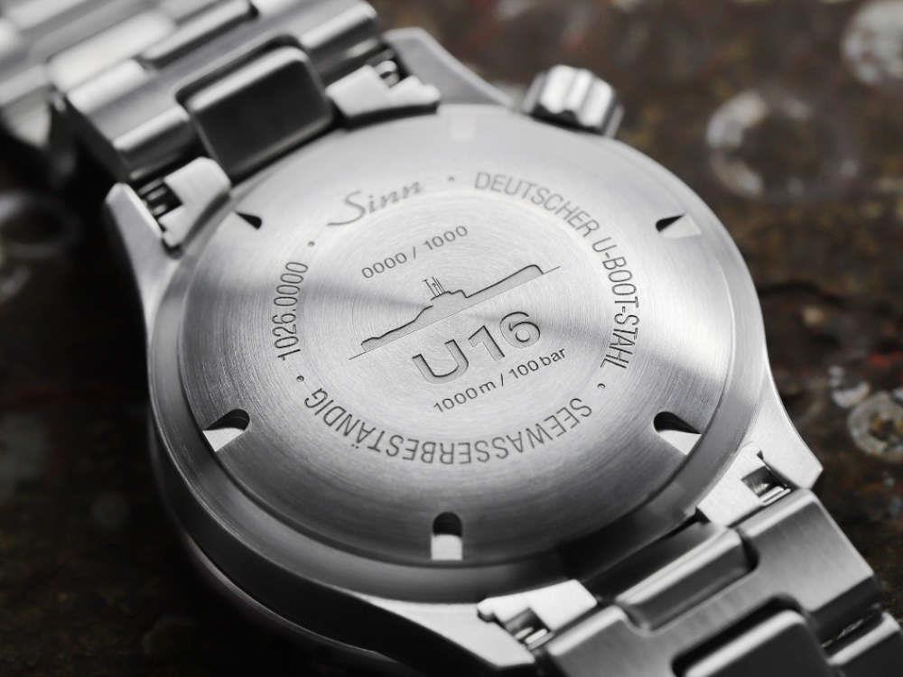 Reloj Automático Sinn U16, SW 220-1, 44 mm, Azul, Edición Limitada, 1026.010