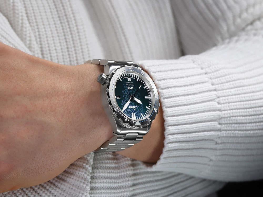 Reloj Automático Sinn U18, SW 300-1, 44 mm, Azul, Edición Limitada, 1028.010