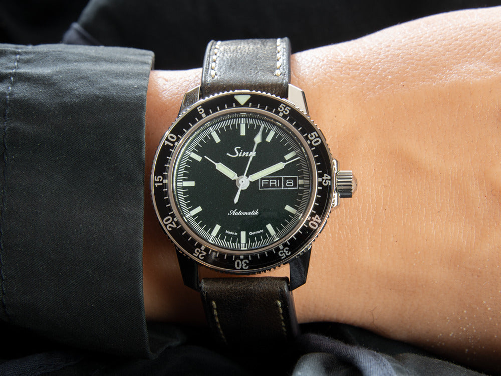 Reloj Automático Sinn 104 St Sa I MG, 41 mm, Verde, Textil, 104.0131 LB115