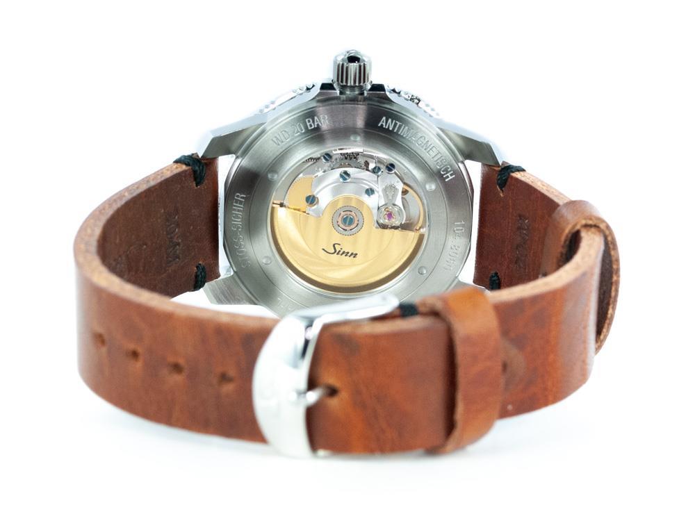 Reloj Automático Sinn 104  St Sa I B, Azul, Cuero, 41mm, 104.013 LB156