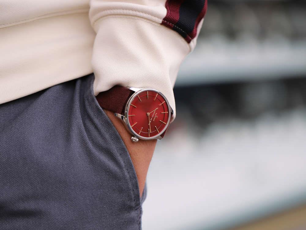 Reloj Automático Sinn 1739 Römerberg, Burdeos, 39 mm, Edición Limitada, 1739.015