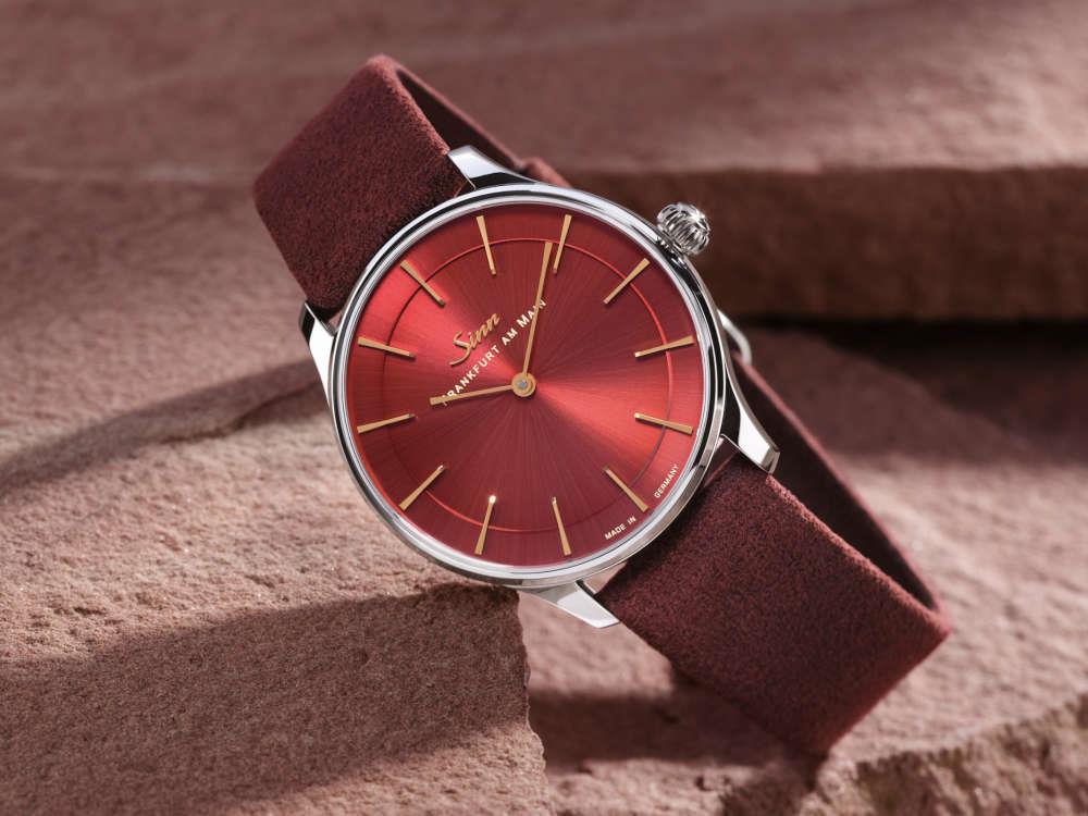 Reloj Automático Sinn 1739 Römerberg, Burdeos, 39 mm, Edición Limitada, 1739.015