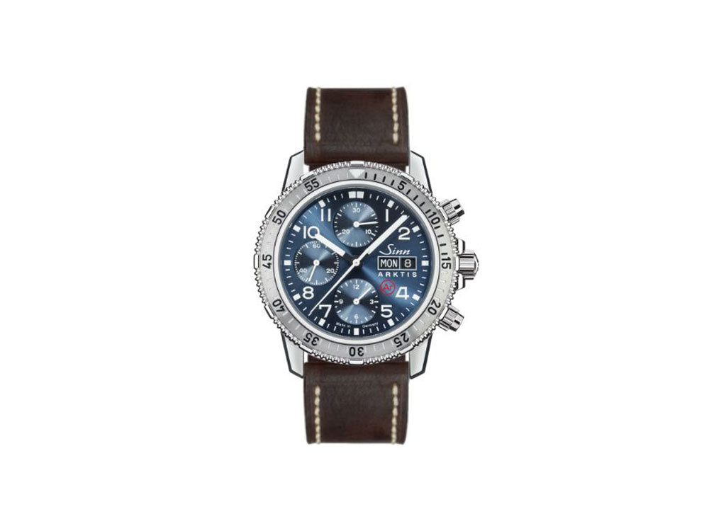 Reloj Automático Sinn 206 Arktis II, Valjoux 7750, 43 mm, Piel, 206.012 LB127