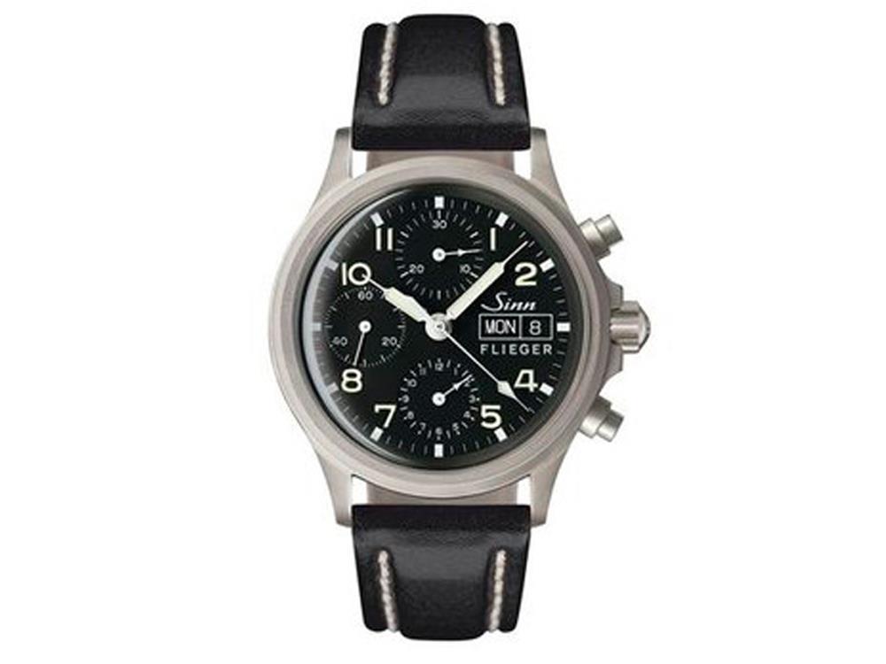Reloj Automático Sinn 356 PILOT, Cronógrafo, 38,5mm, Correa de piel 356.020 LB35