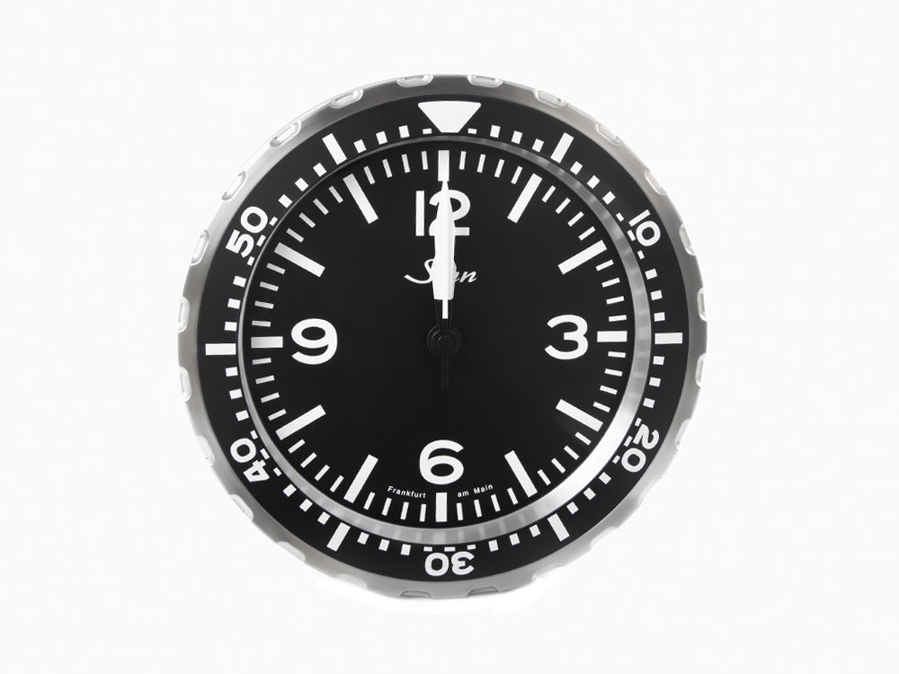 Reloj de Pared Radiocontrolado Sinn 857, 297 mm, Negro, 5.041