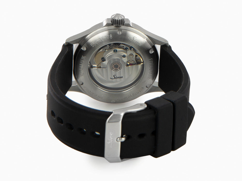 Reloj Automático Sinn IW-556, Negro, Silicona, Cierre pin, 556.0106 SI50