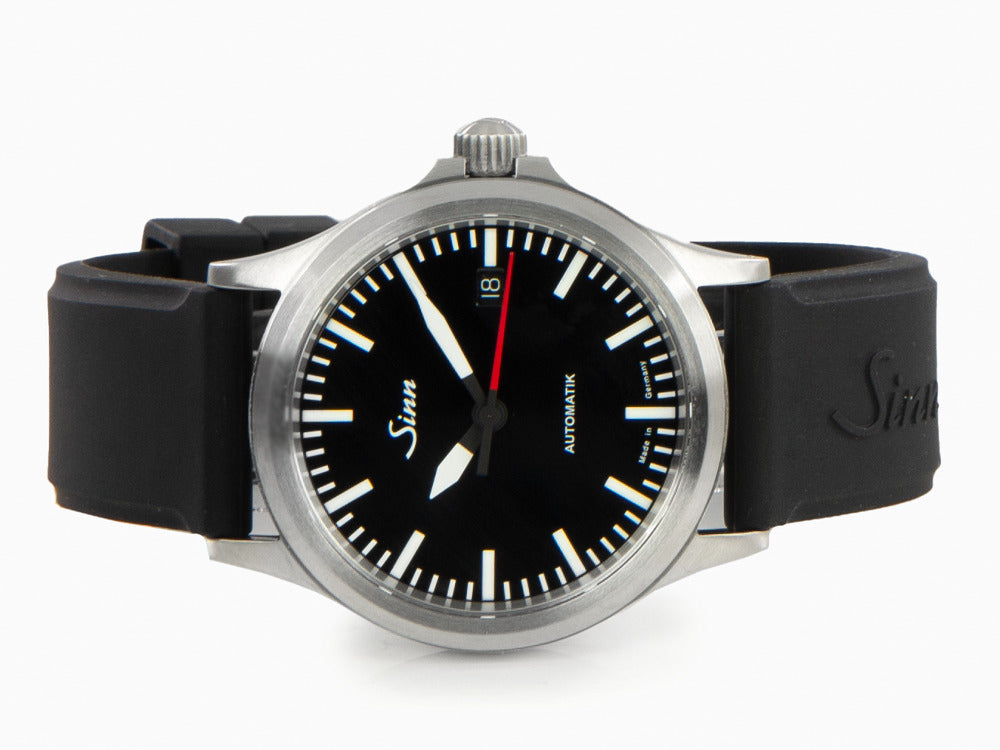 Reloj Automático Sinn IW-556, Negro, Silicona, Cierre pin, 556.0106 SI50