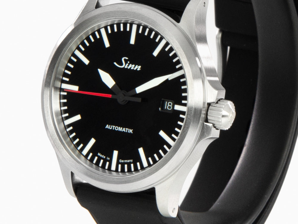 Reloj Automático Sinn IW-556, Negro, Silicona, Cierre pin, 556.0106 SI50