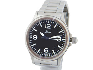 Reloj Automático Sinn 556, SW 200-1, Negro, Brazalete de acero, 556.014 MB59