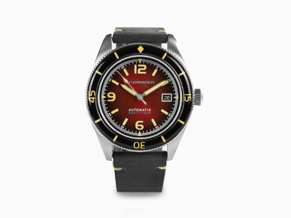 Reloj Automático Spinnaker Fleuss, Rojo, 43 mm, 15 atm, SP-5055-07