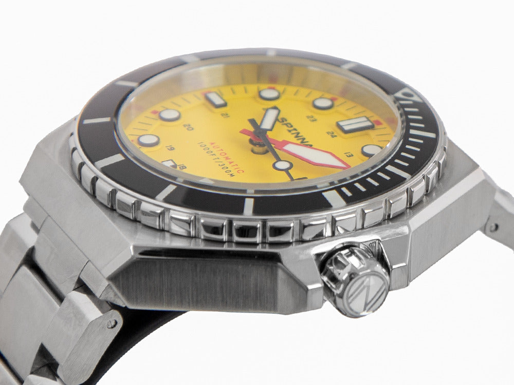 Reloj Automático Spinnaker Dumas, Amarillo, 44 mm, 30 atm, SP-5081-II