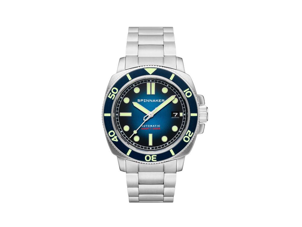 Reloj Automático Spinnaker Hull Liberty Blue, Azul, 42 mm, 30 atm, SP-5088-22