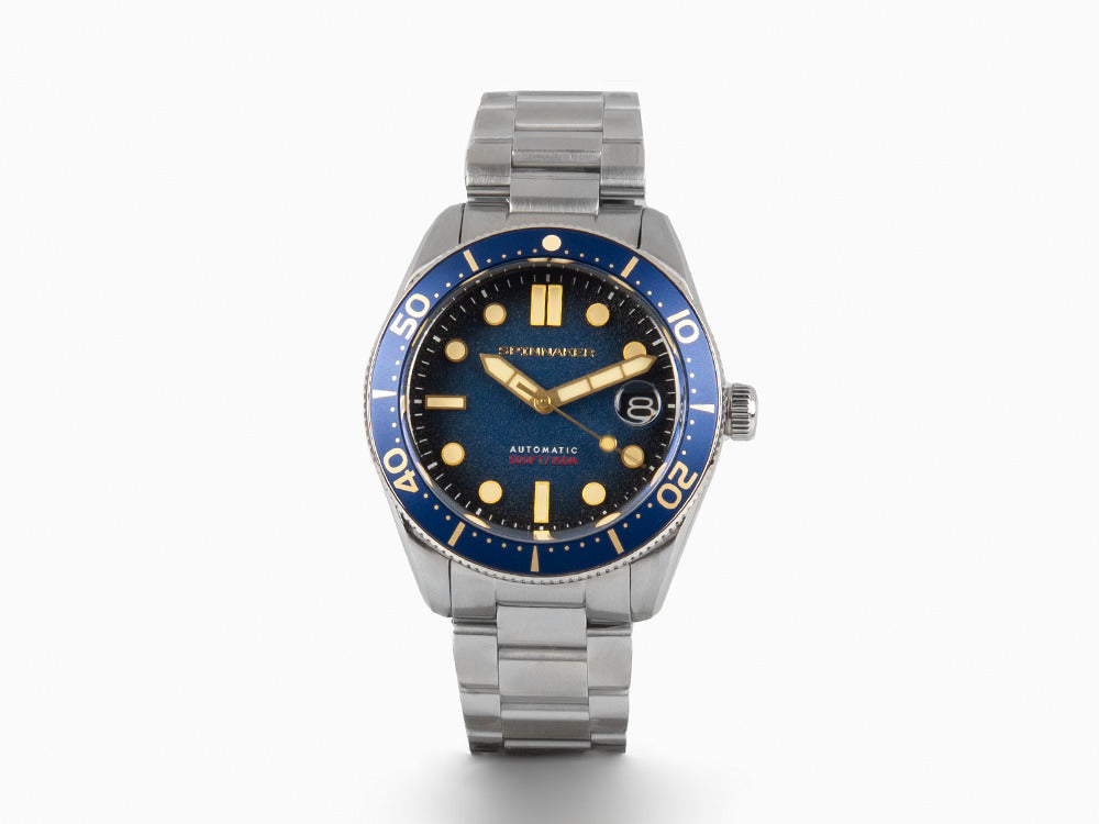 Reloj Automático Spinnaker Croft Regiment Blue, Azul, 40 mm, 15 atm, SP-5100-22