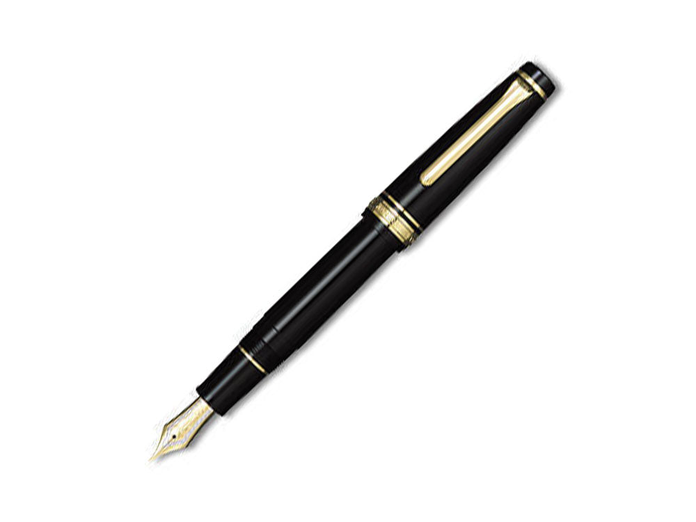 Estilográfica Sailor Professional Gear Gold, Negro, Oro 24k, 11-2036-420