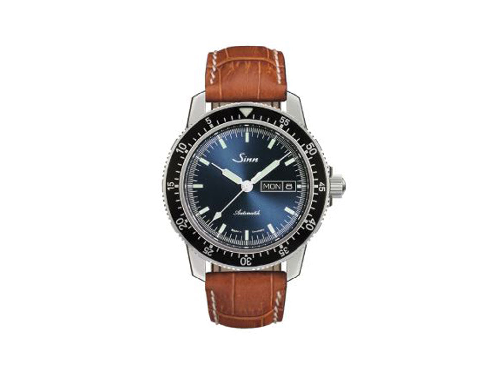 Reloj Automático Sinn 104 St Sa I B, 41 mm, Azul, Correa de piel, 104.013 LB4