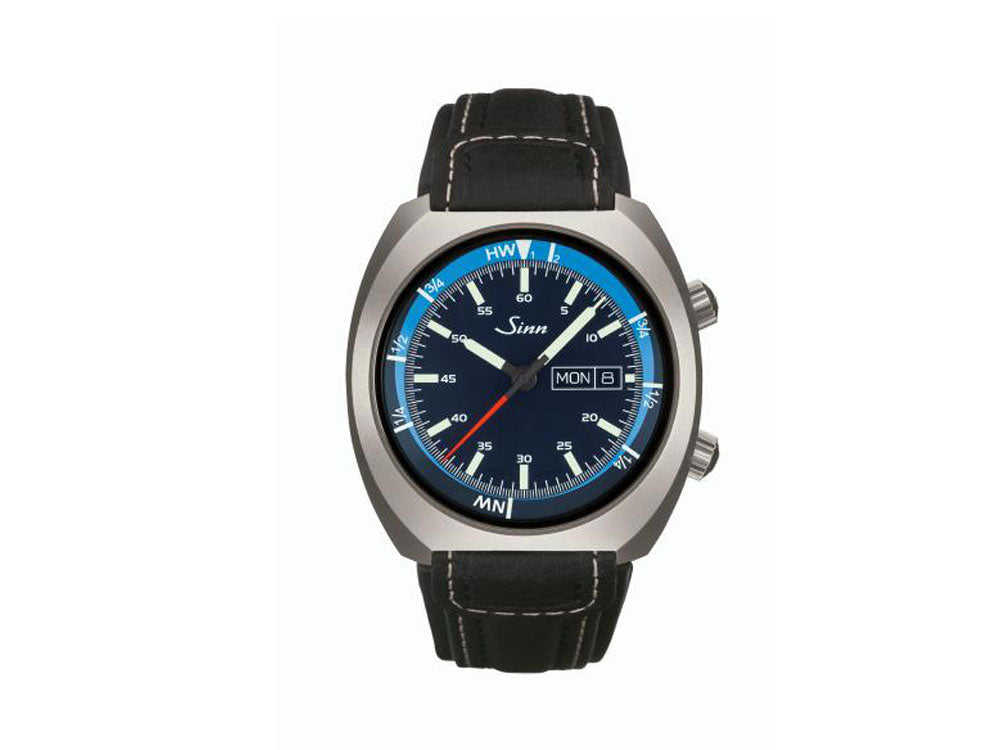 Reloj Automático Sinn 240 St GZ, SW 220-1, Piel, 43mm, 240.011 LB39
