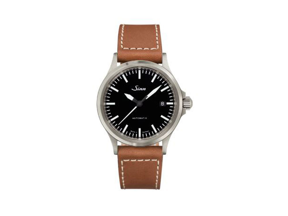 Reloj Automático Sinn 556 I, Negro, Correa de piel, 556.010 LB142