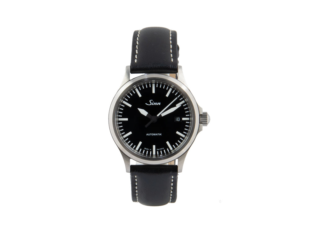 Reloj Automático Sinn 556 I, SW 200-1, Negro, Correa de piel, 556.010 LB20