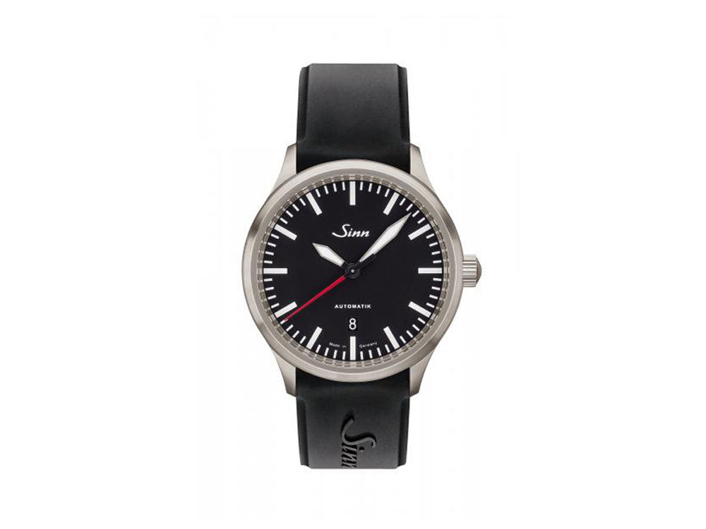 Reloj Automático Sinn 836, 43 mm, Negro, Correa de silicona, 836.010 SI45