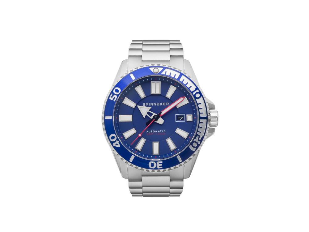 Reloj Automático Spinnaker Amalfi, Azul, 46 mm, 20 atm, SP-5074-22