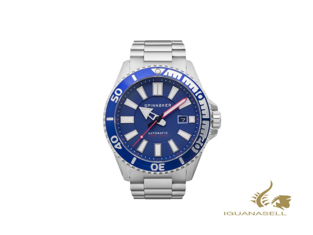 Reloj Automático Spinnaker Amalfi, Azul, 46 mm, 20 atm, SP-5074-22