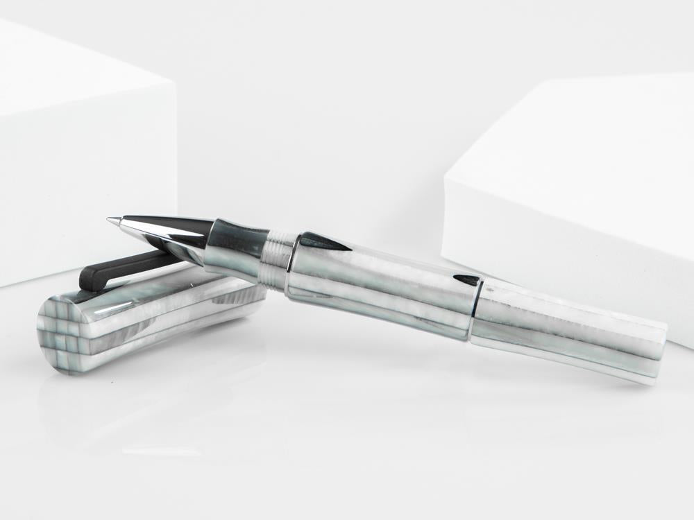 Roller Tibaldi Bamboo Winter, Resina, Blanco, Paladio, BMB-12-RB