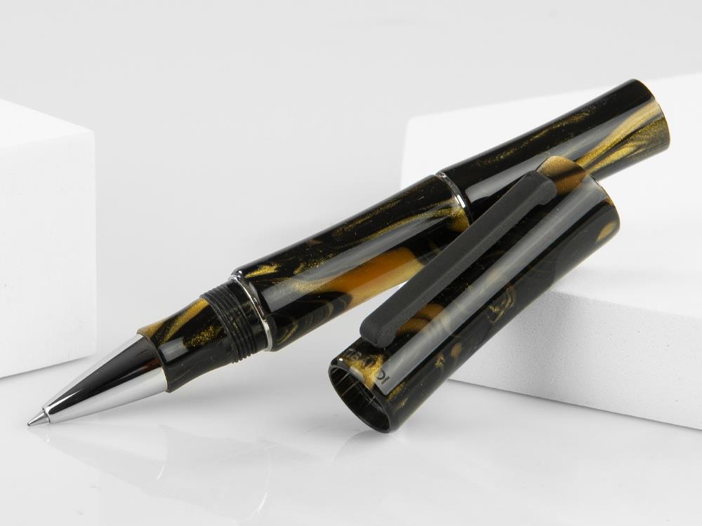 Roller Tibaldi Bamboo Dust, Resina, Negro, Paladio, BMB-3D395-RB