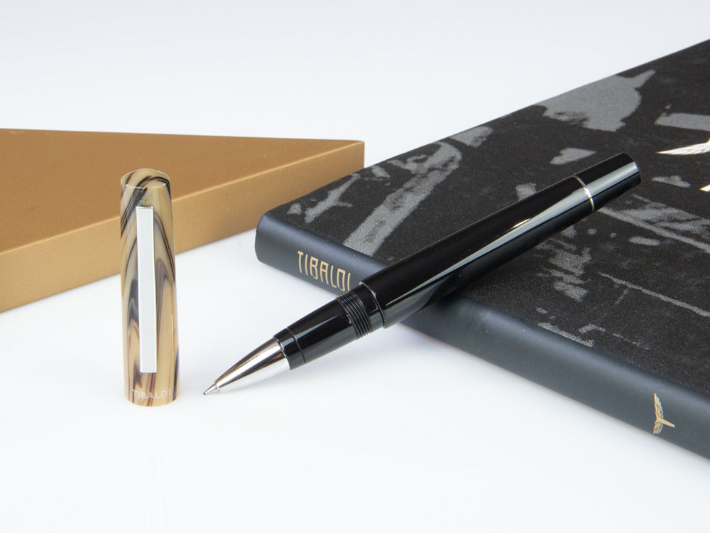 Roller Tibaldi Infrangibile Taupe Grey, Resina, Negro, INFR-324-RB