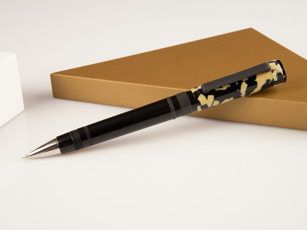 Roller Tibaldi Perfecta Tortoise Beige, Resina, Negro, Paladio, PFC-958-RB