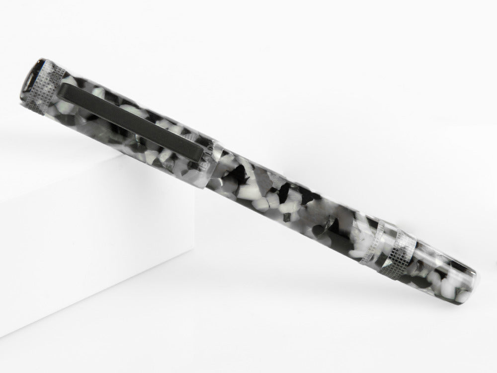 Estilográfica Tibaldi Perfecta Vinyl Stonewash Full Grey, PFC-R780-FP