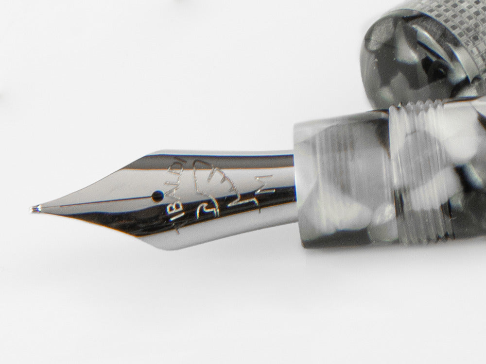 Estilográfica Tibaldi Perfecta Vinyl Stonewash Full Grey, PFC-R780-FP