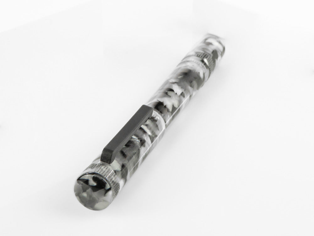 Estilográfica Tibaldi Perfecta Vinyl Stonewash Full Grey, PFC-R780-FP