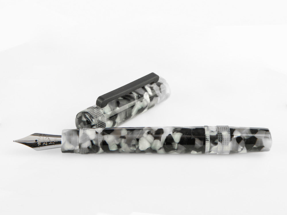 Estilográfica Tibaldi Perfecta Vinyl Stonewash Full Grey, PFC-R780-FP