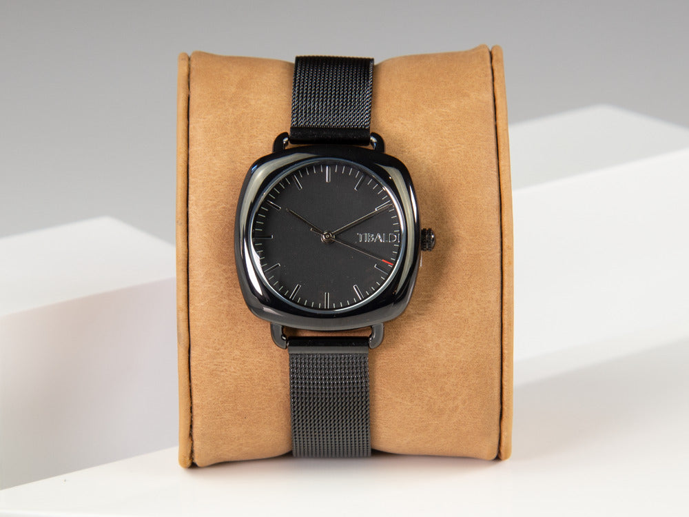 Reloj de Cuarzo Tibaldi Ladies, Negro, 32 mm, Malla milanesa. TMF-237-MM