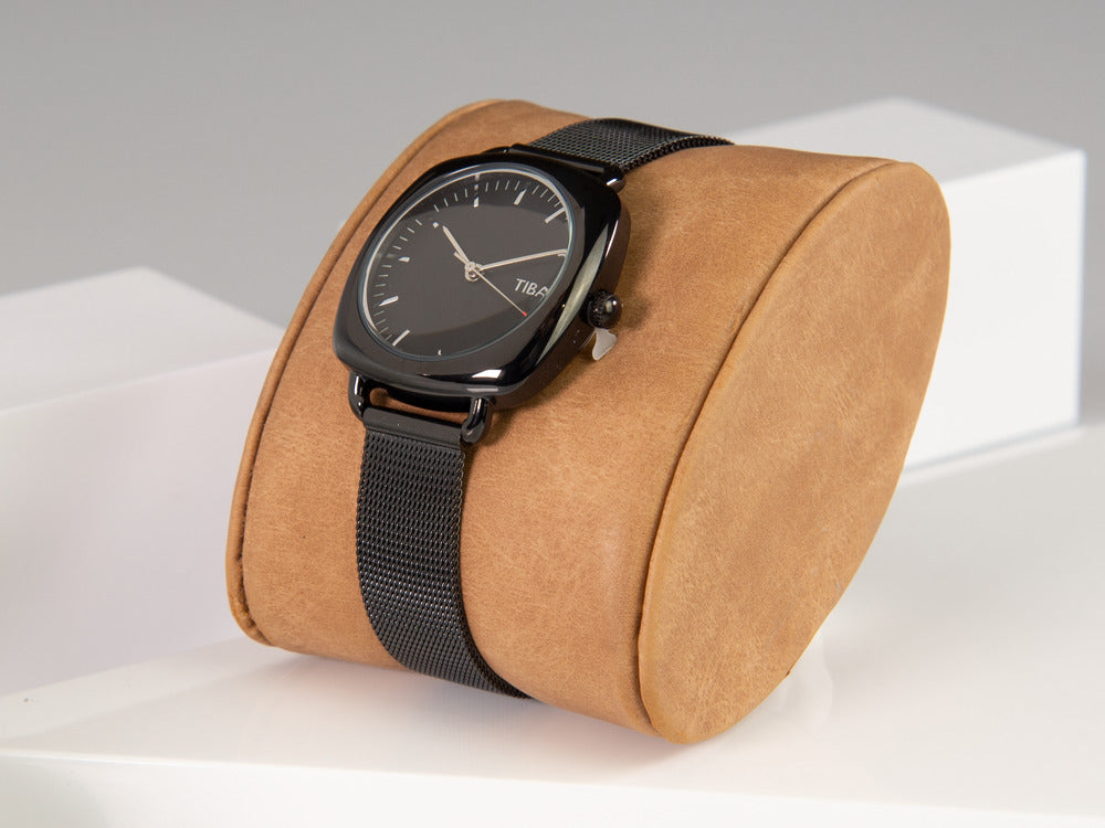 Reloj de Cuarzo Tibaldi Ladies, Negro, 32 mm, Malla milanesa. TMF-237-MM