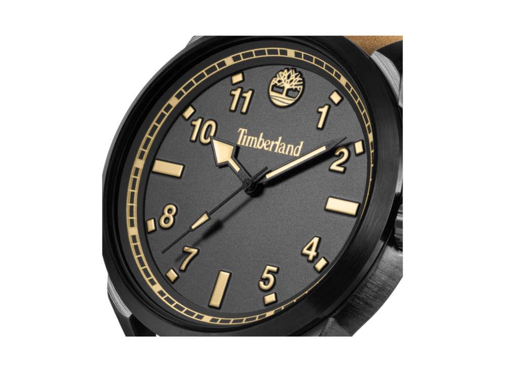 Reloj de Cuarzo Timberland Small Henniker, Metal, Negro, 44 mm, TDWGA0109701